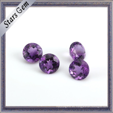 Granos de piedras preciosas semipreciosas naturales violetas redondas